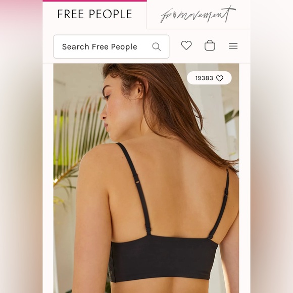 Free People Sage Longline Neo Bralette. Size Medium. - Picture 7 of 8